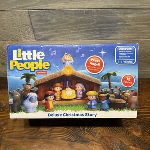 Fisher-Price Little‎ People Deluxe Christmas Story Nativity Box Missing Veggies